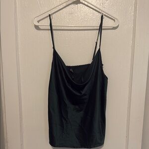 Simplee Apparel Elegant Dark Green Camisole